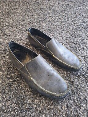 Michael Toschi Onda Driving Loafers Shoes Mens Size 13 Black Leather